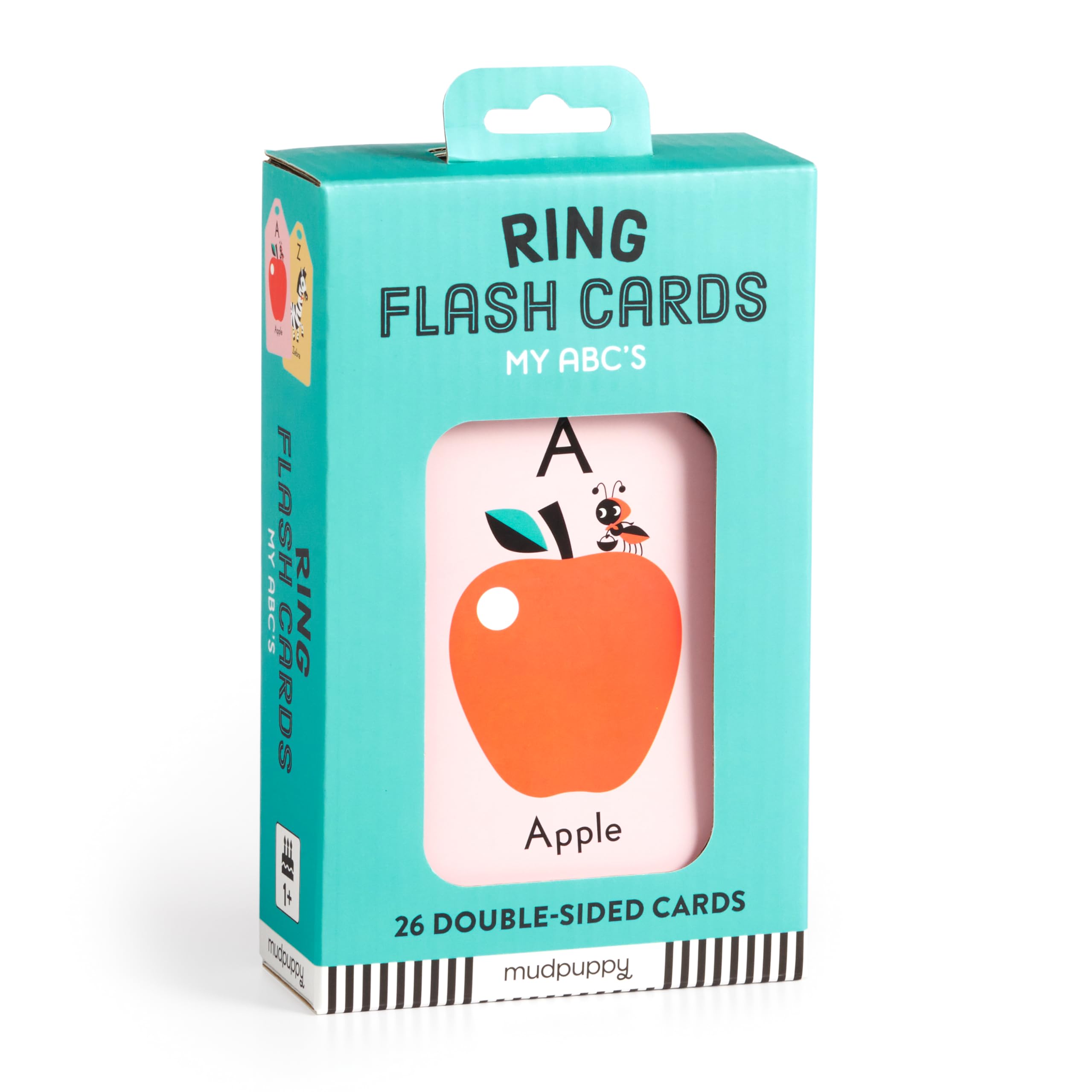 Amazon.com: Mudpuppy My ABC's — Ring Flashcards 26 Durable Double